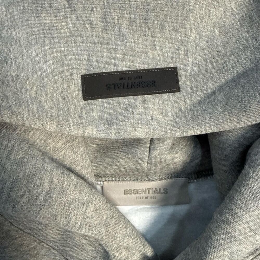 Essentials Fear-of-god Men's Grey Hoodie - Picture 4 of 6